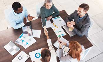 Sesión de capacitación corporativa